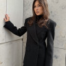 XZ0025 Пальто жакет black