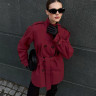 WT0175 Куртка тренч bordo