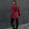 WT0175 Куртка тренч bordo