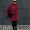 WT0175 Куртка тренч bordo