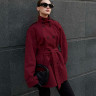 WT0175 Куртка тренч bordo