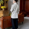 WT0175 Куртка тренч light gray
