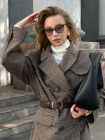 WT0098 Куртка пальто khaki