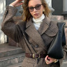WT0098 Куртка пальто khaki