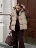 WT0165 Жилетка beige