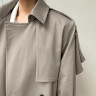 WT0112 Тренчкот light gray
