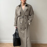 WT0112 Тренчкот light gray