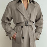 WT0112 Тренчкот light gray
