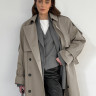 WT0112 Тренчкот light gray