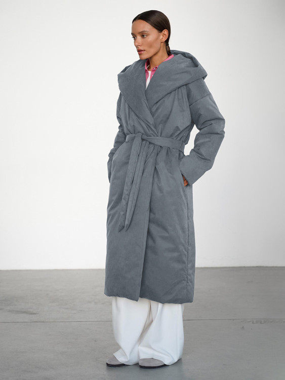 WT0058 Пальто middle gray