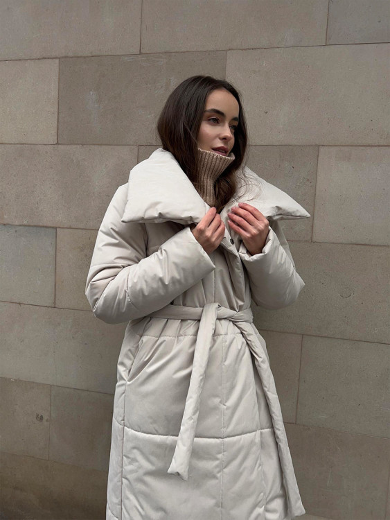 WT0041 Пальто cream